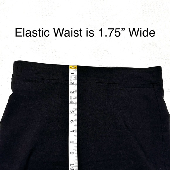 Cropped Capri Rayon Nylon Spandex Dress Pants Pull-over Elastic Lightweight - Picture 7 of 7